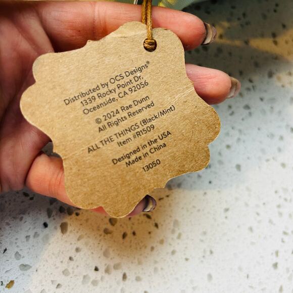 Teal Makeup Back Rae Dunn "All the things" - Picture 9 of 9